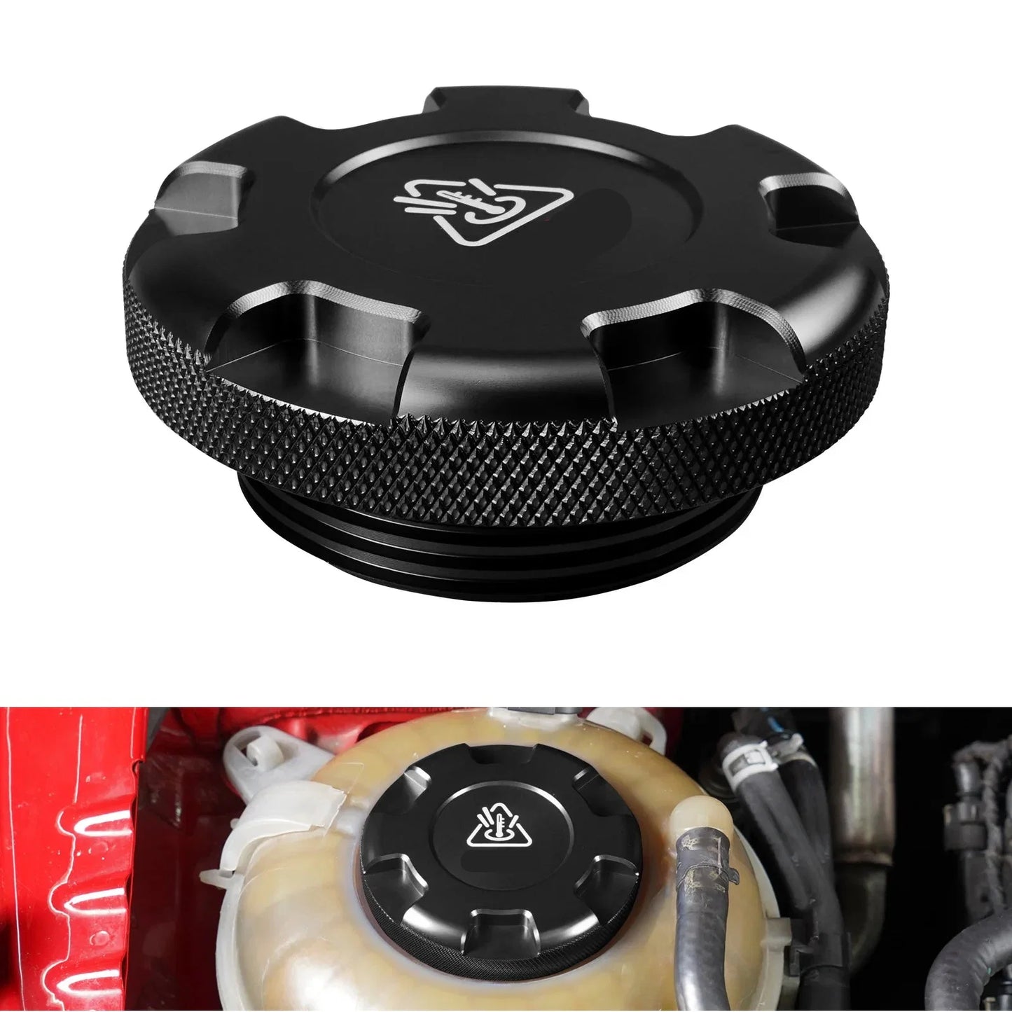 Billet Aluminum Coolant Reservoir Cap for VW Audi MQB (Golf GTI R A3 S3 TT)