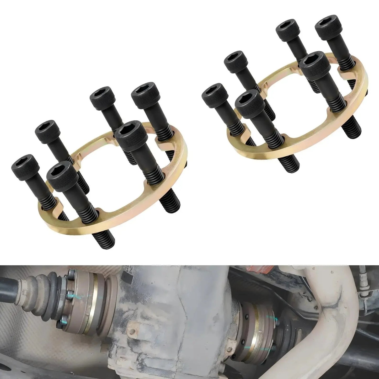 BMW E30 / E36 / E46 / E90 / E91 / E92 / E93 3 Series & E85 Z4 6mm Driveshaft Spacer Kit for Lowered Suspension 1986 - 2012 (188 Differential / Non-M)