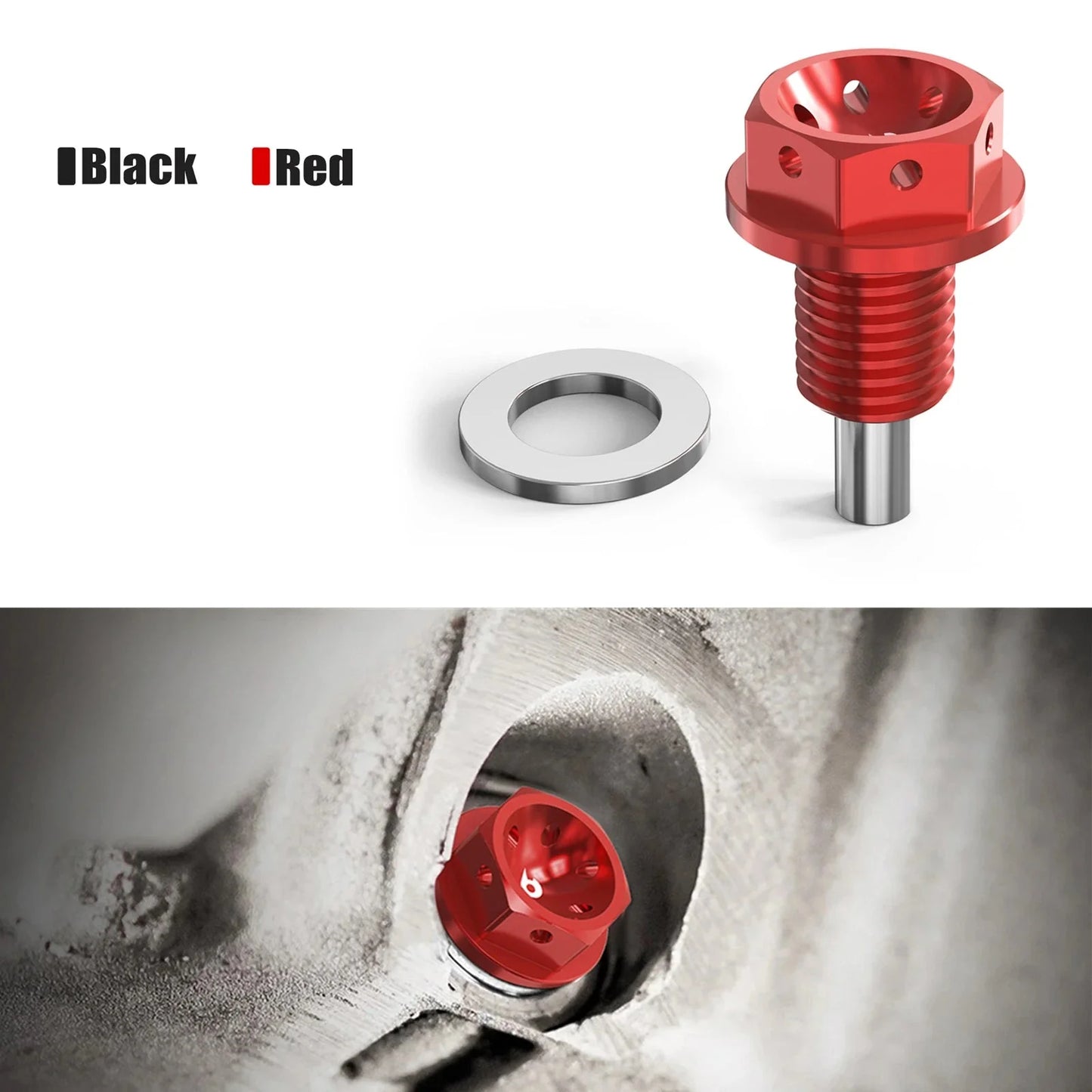 BMW Universal Magnetic Engine Oil Sump Drain Plug M12 x 1.5 Thread (Fits E30 / E36 / E39 / E46 / E60 / E70 / E82 / E90 / E92 / F10 / F30 / F80 M3 / F82 M4 / Z3 / Z4 + MINI / Replaces 11137535106 / 11131273093)