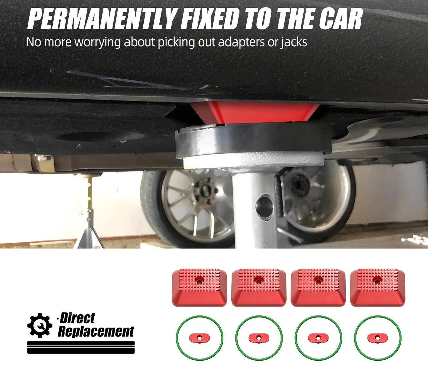 BMW 1 2 3 4 5 6 7 Series / M2 M3 M4 / X1 / Toyota Supra Billet Aluminum Jack Pad Set E & F Chassis 2005 - 2026