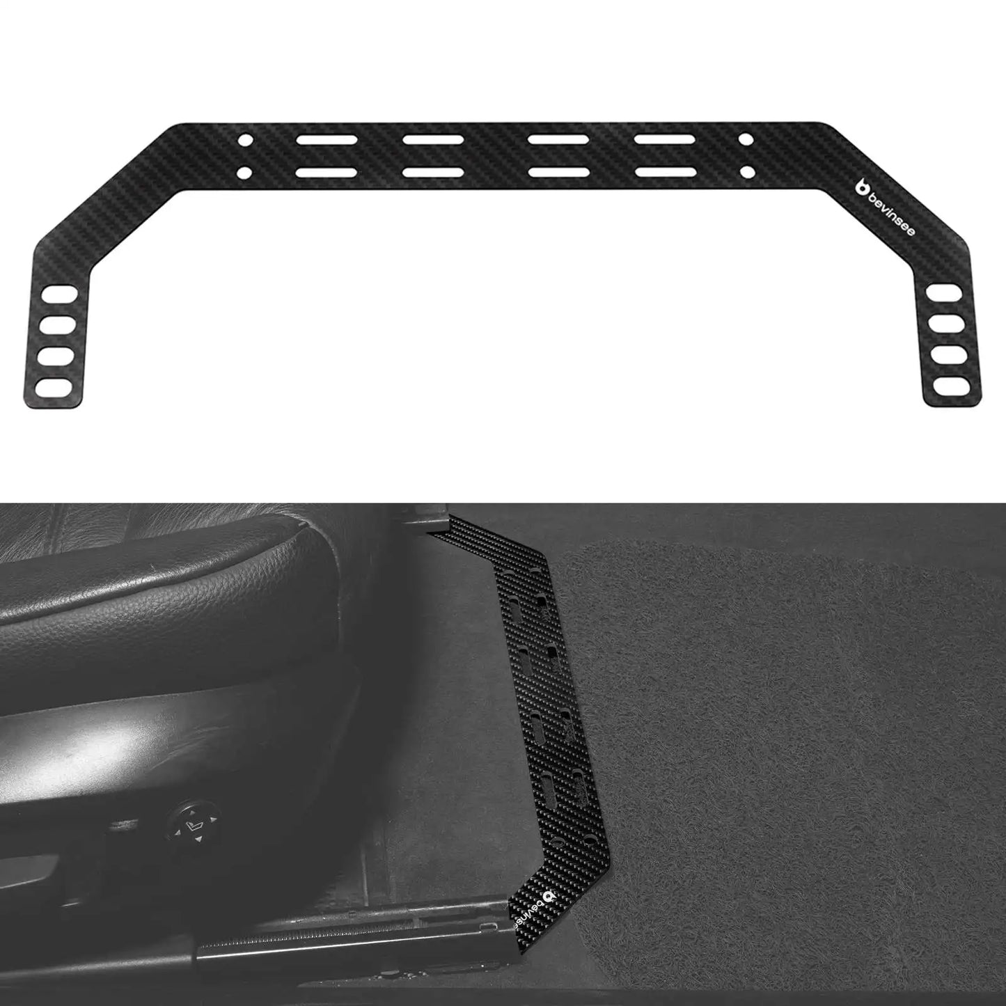 BMW E46 3 Series Carbon Fiber Fire Extinguisher Passenger Seat Mount Bracket 1999 - 2005