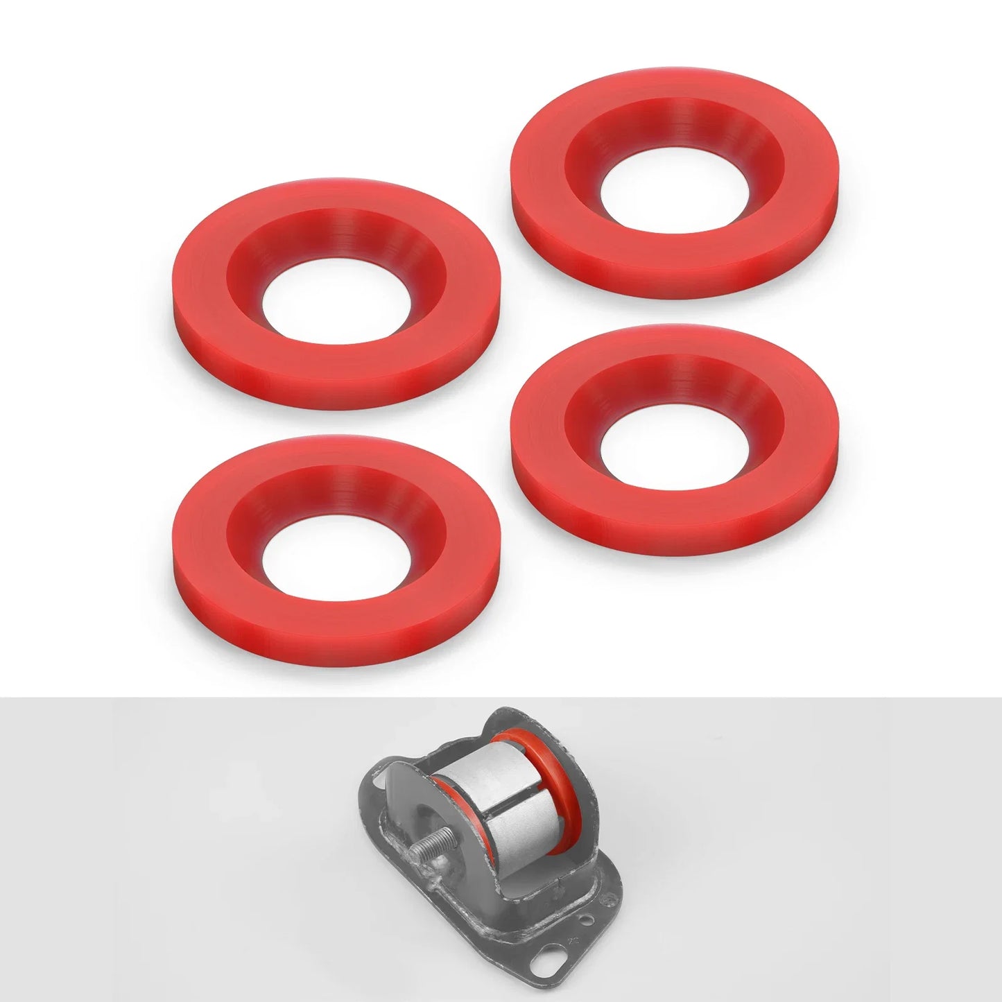 BMW 3 Series E36 E46 / X3 E83 / Z4 E85 E86 85A Polyurethane Rear Trailing Arm Bushing Limit Spacers 1992 - 2010