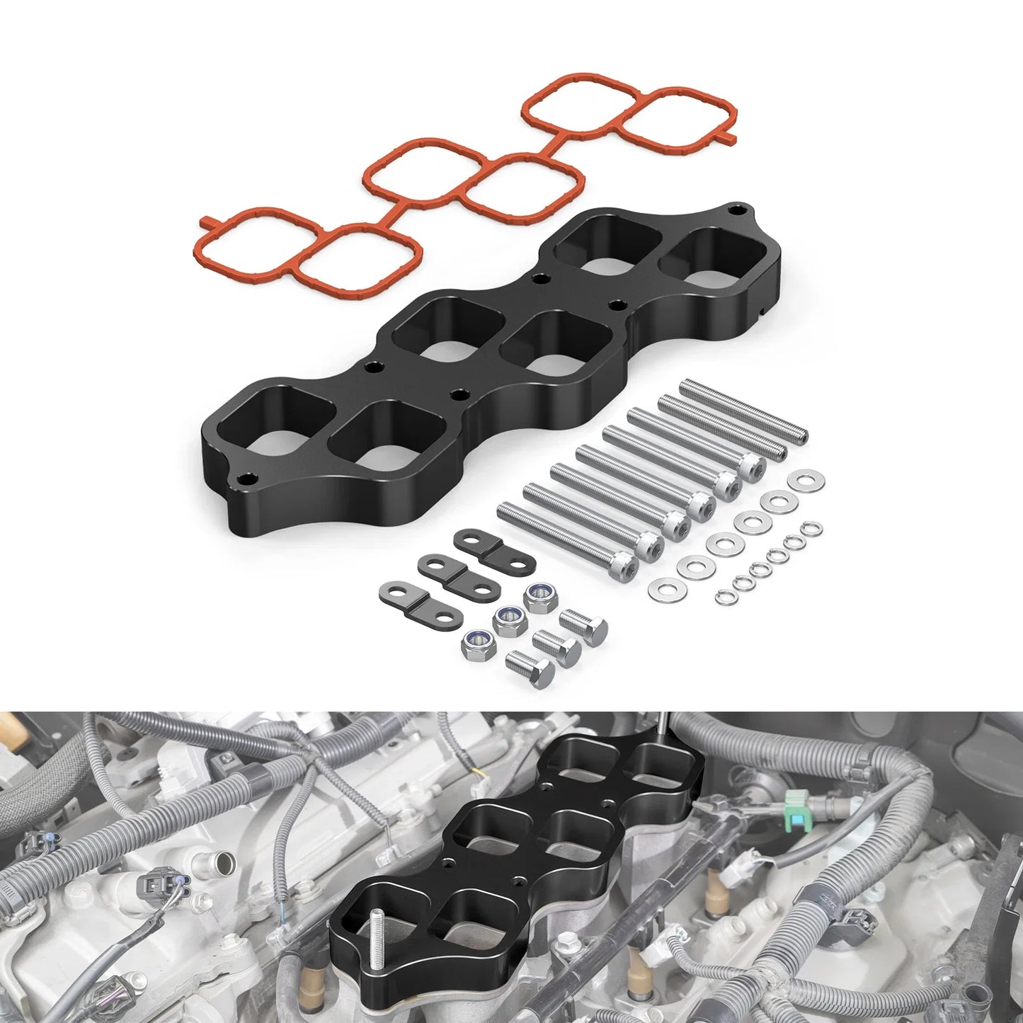 Toyota FJ Cruiser / 4Runner / Tundra 4.0L V6 Billet Aluminum Intake Manifold Adapter 1GR-FE 2010 - 2024