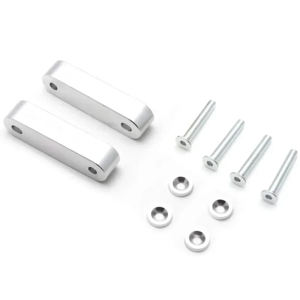 Universal Aluminum Hood Vent Spacer Riser Kit (Black / Purple / Silver)