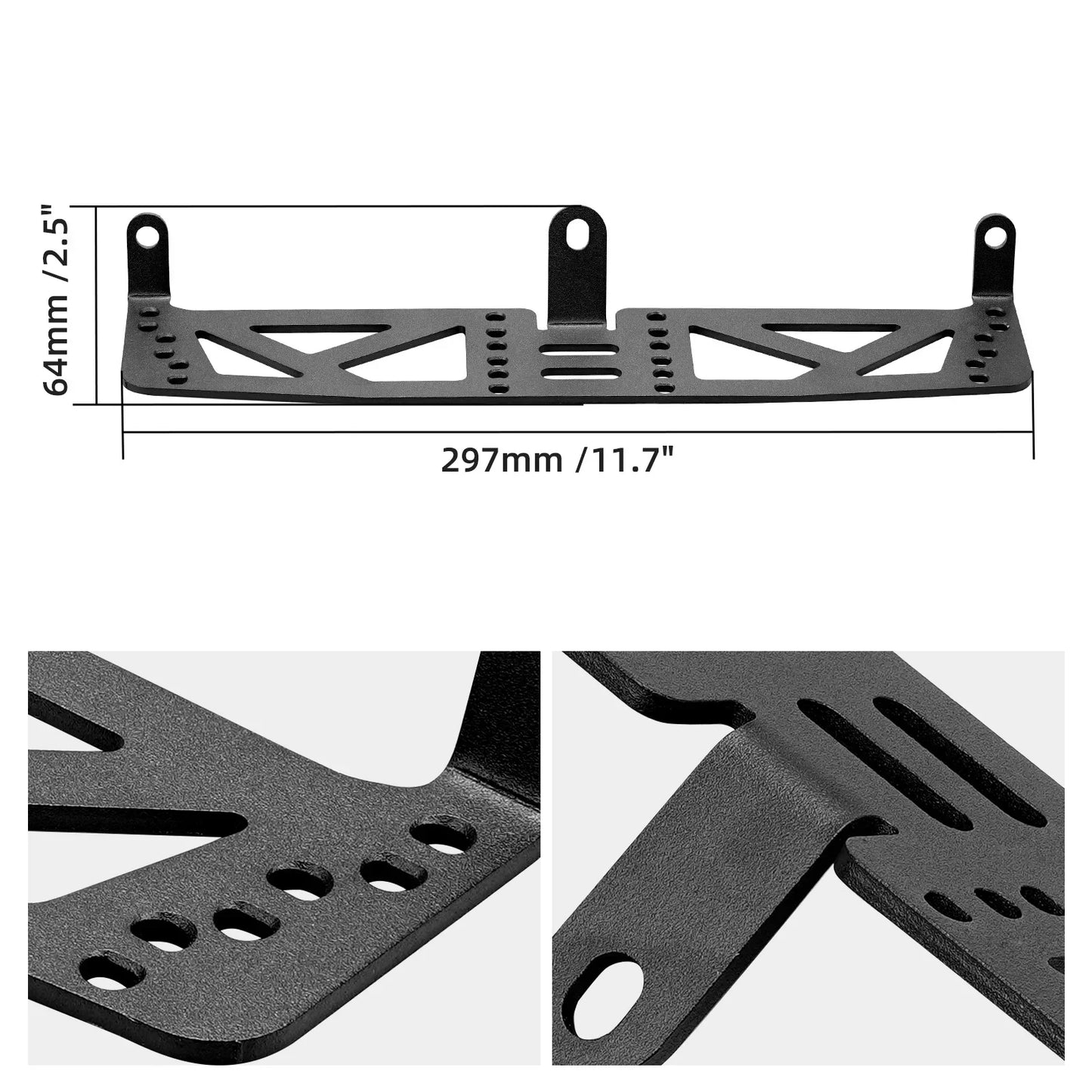 BMW E81 / E82 / E87 / E88 1 Series & E90 / E91 / E92 / E93 3 Series Steel Wiring Harness Mounting Bracket Kit for Cowl Delete Engine Bay (2005 - 2013)