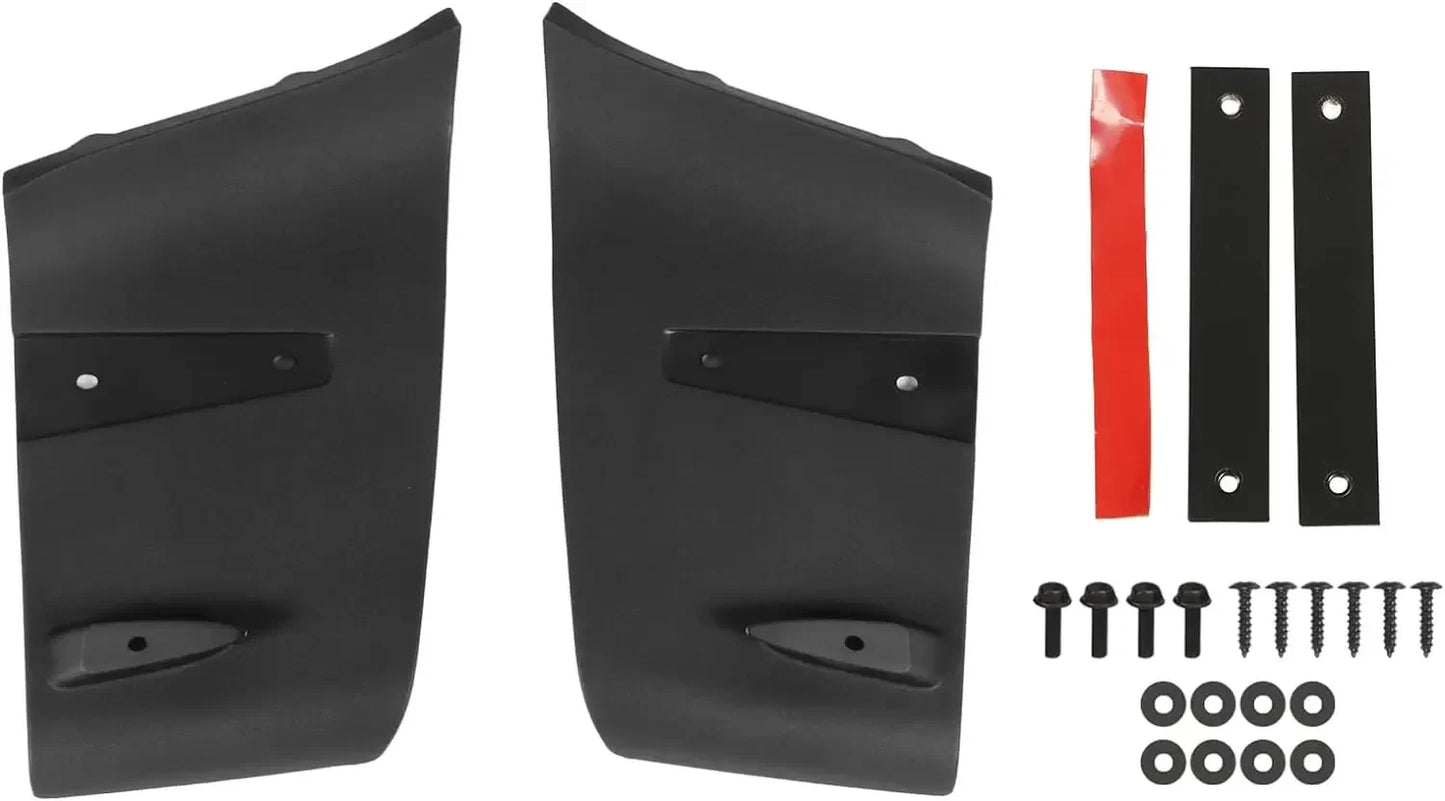 Ford Mustang GT / GT Premium / GT V8 Rear Bumper Diffuser Aero Foil Kit 2018 - 2023 (2-Piece ABS)