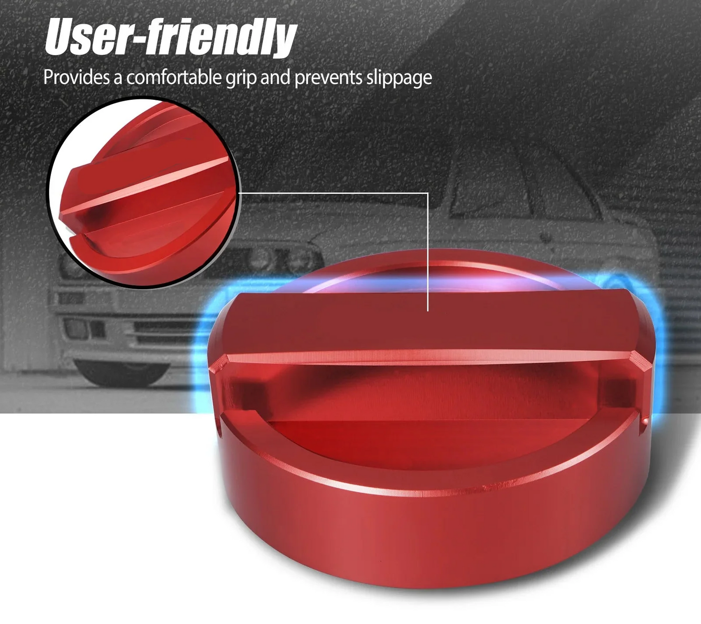 Billet Aluminum Engine Oil Cap for BMW 2-Prong Style (E30 E36 E46 E90 F30 & More)