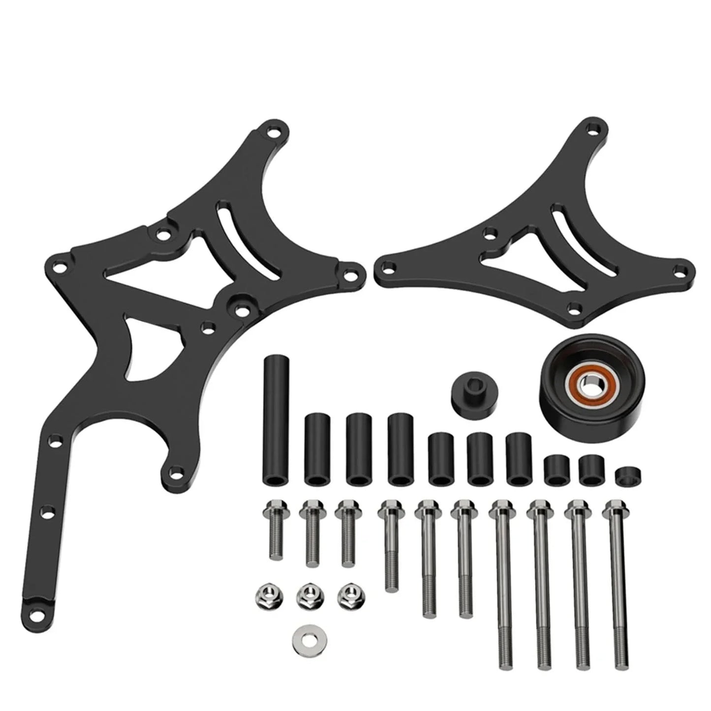 Driver-Side LS Truck Alternator & Power Steering Relocation Bracket Kit (1999–2014)