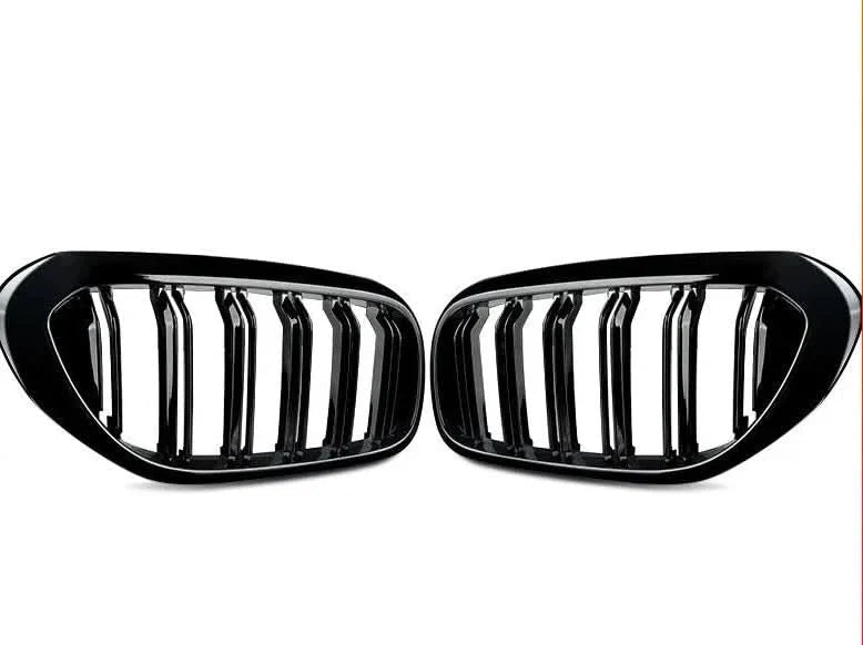 Gloss Black Double Slat Kidney Grille for BMW 5 Series G30 G31 520i 530i 540i M5 (2017–2020) – Front Racing Grilles Upgrade