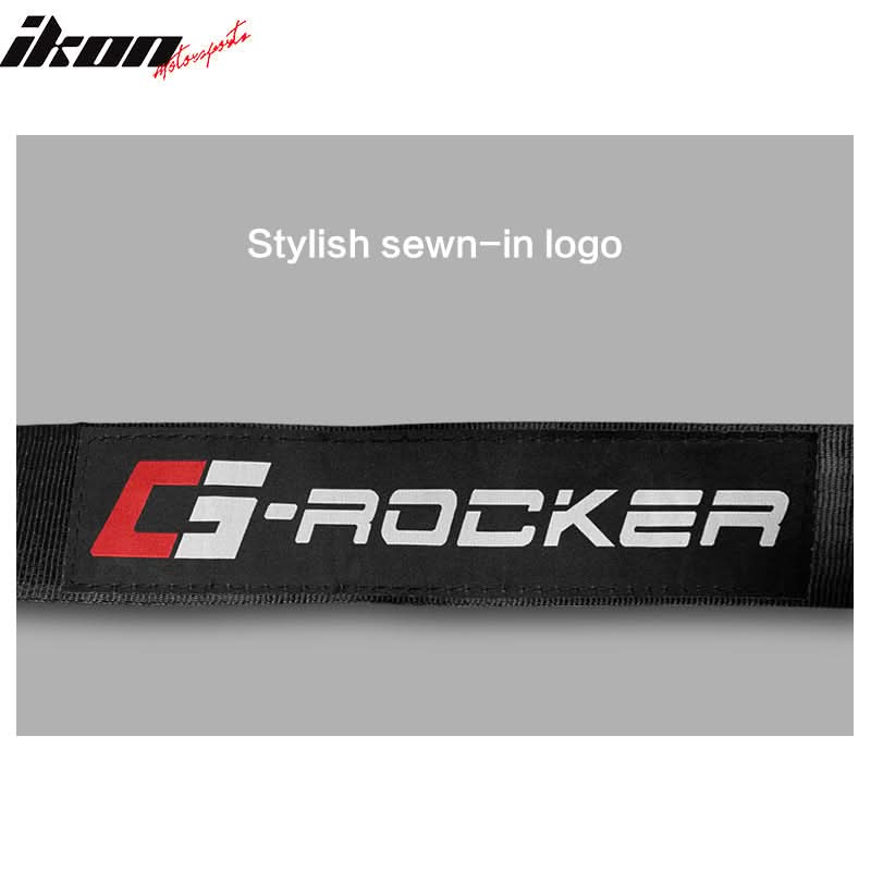 Universal 4 Point Buckle Black Racing Harness Racing Seat Belt Nylon