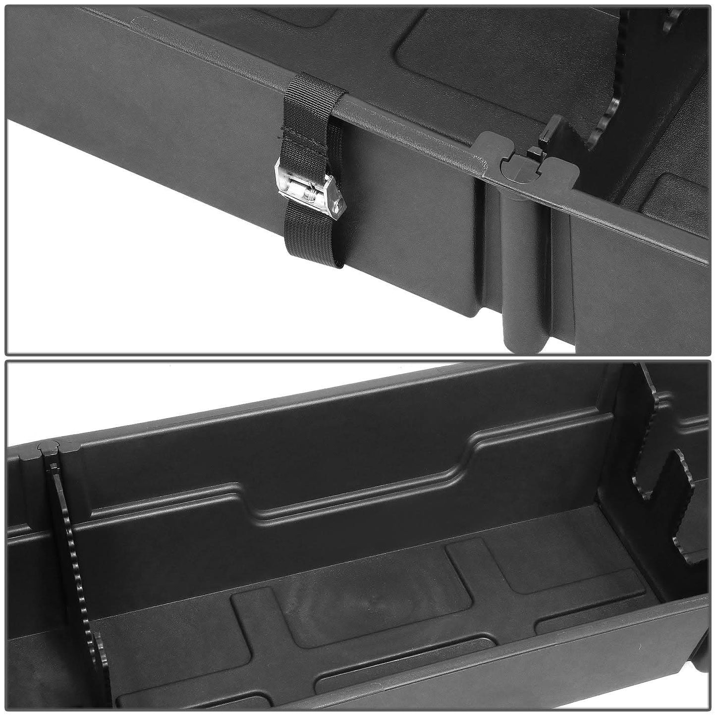 2015-2019 Ford F-150 Crew Cab Seat Storage Box - Black