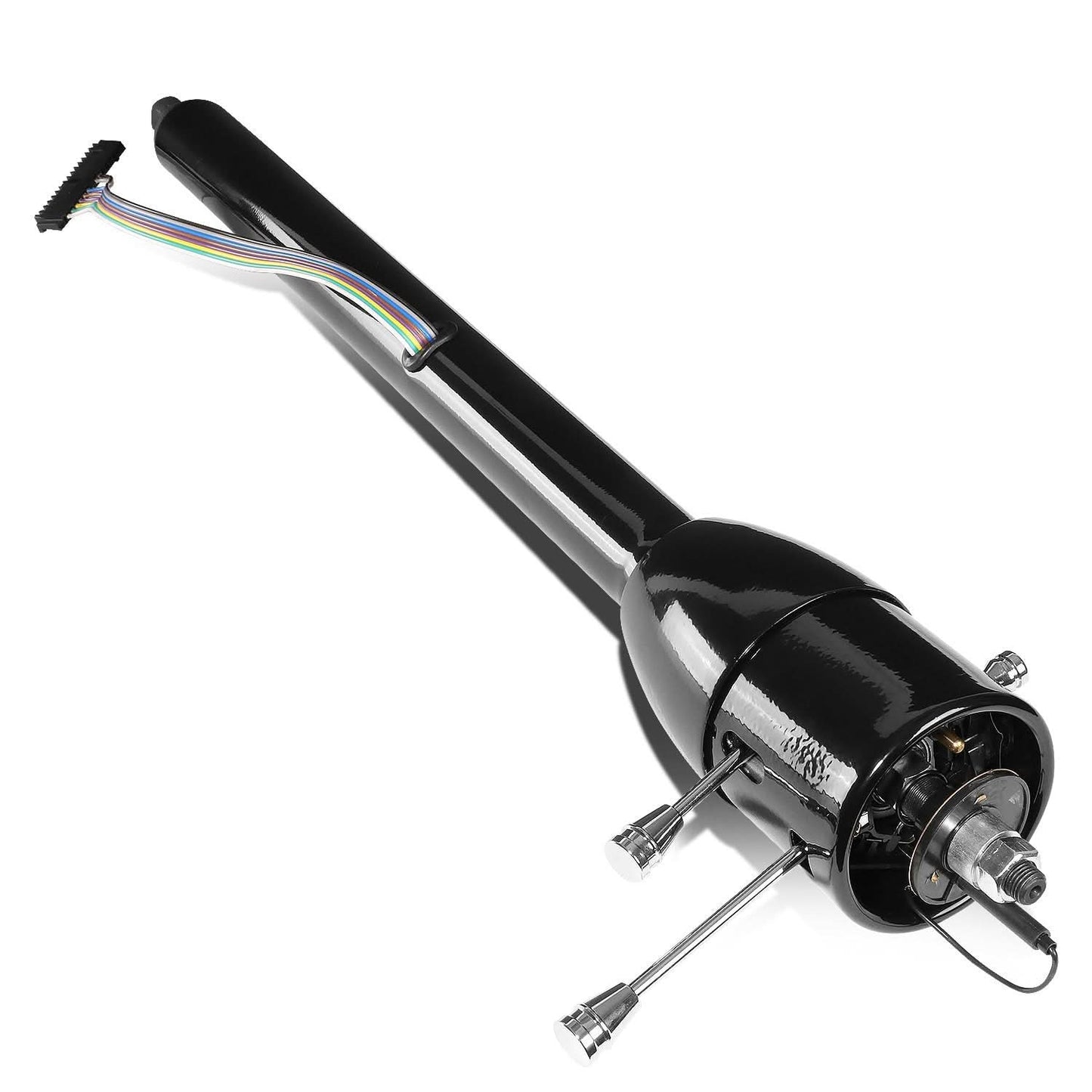 30" Black Manual Steering Wheel Column
