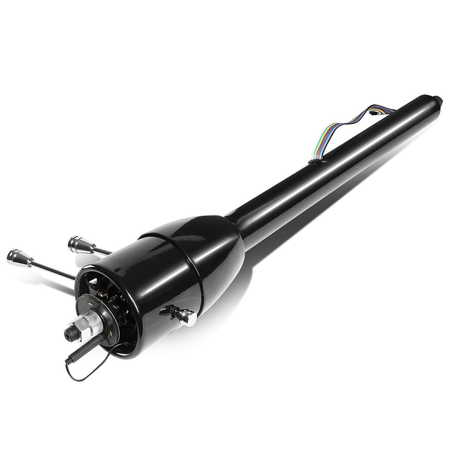 30" Black Manual Steering Wheel Column