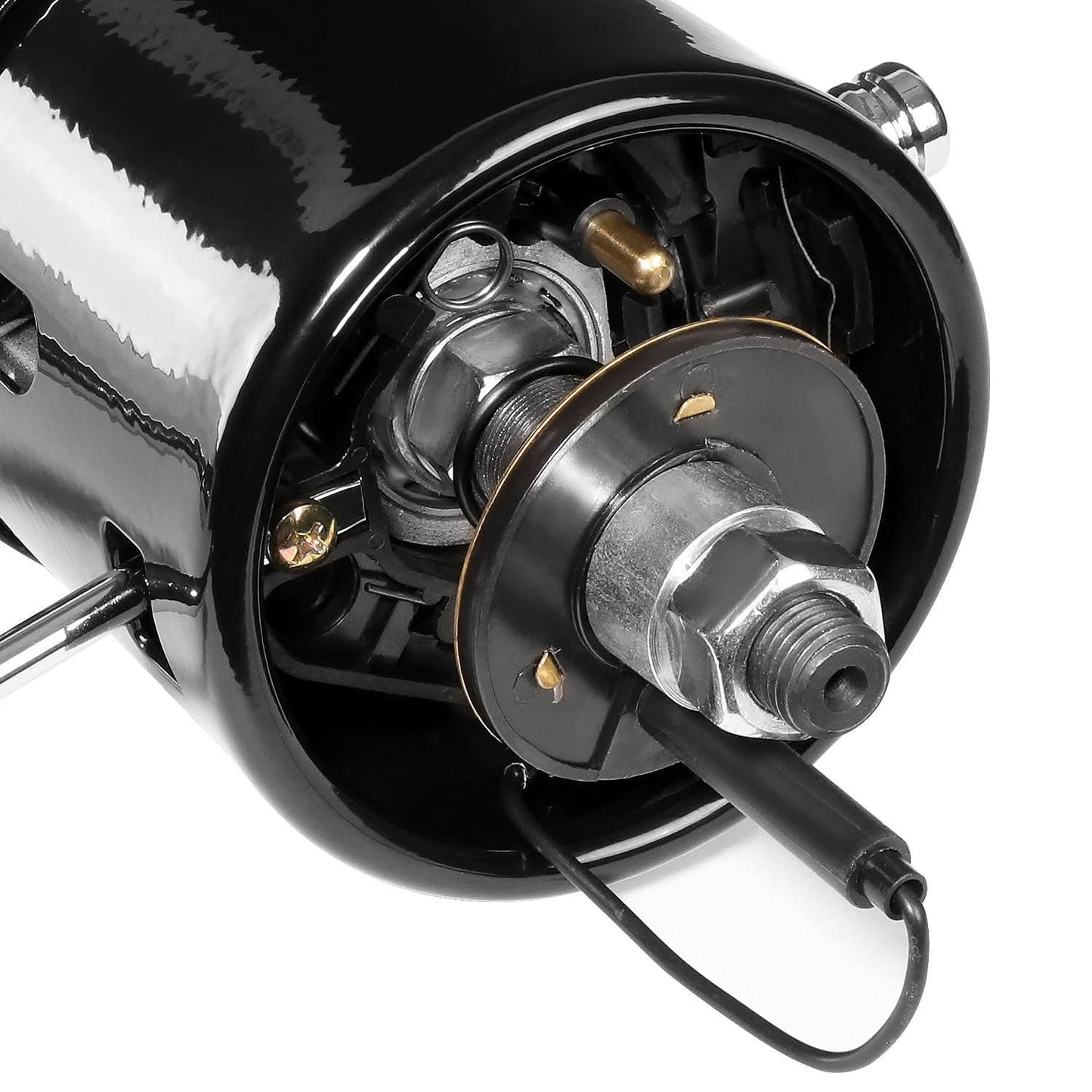 30" Black Manual Steering Wheel Column
