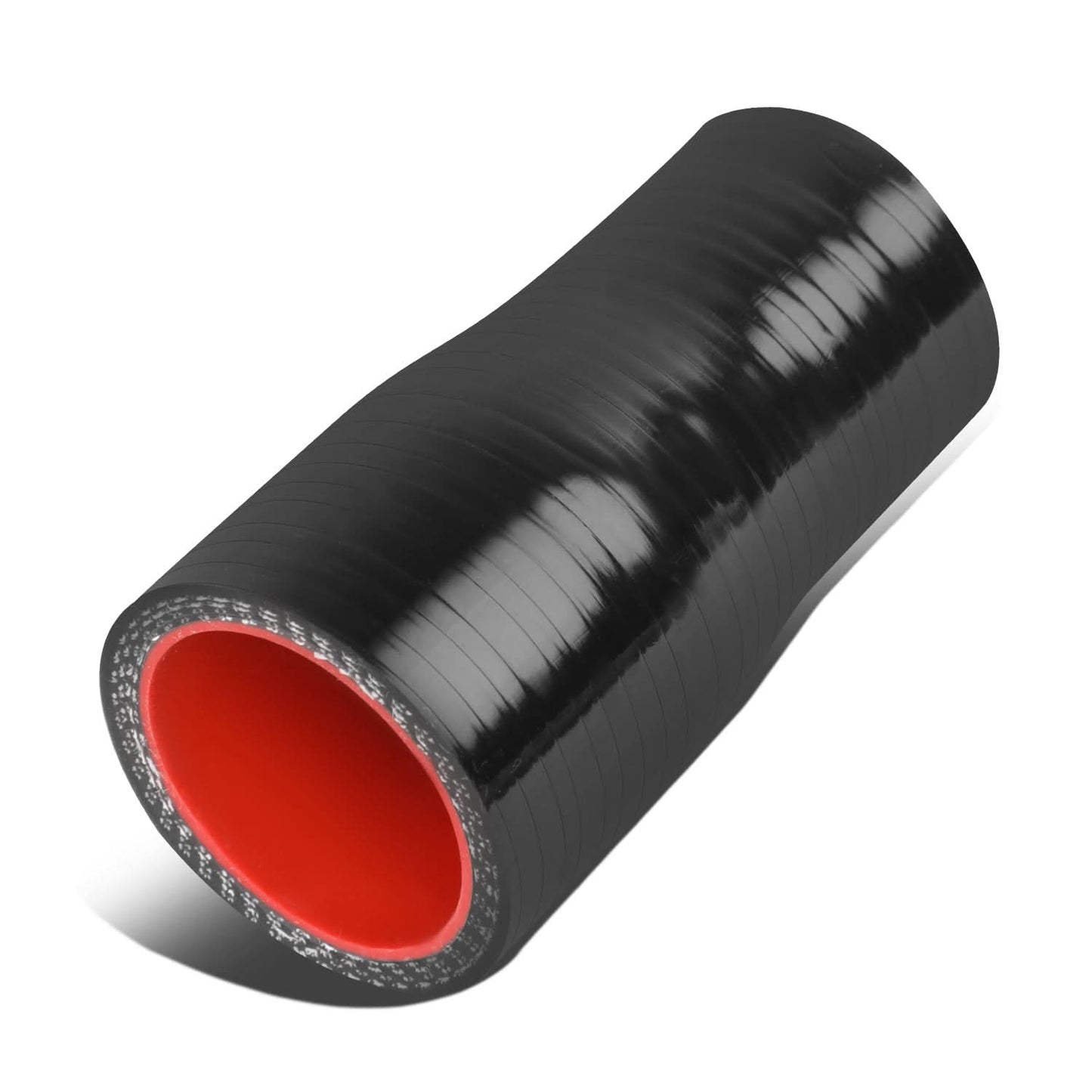 3-Ply Silicone Hose 1.00" to 1.25" Reducer Black/Red