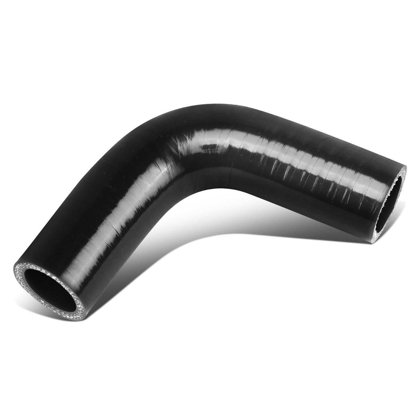 3-Ply Silicone Hose 1.00" 90 Degree Elbow Black