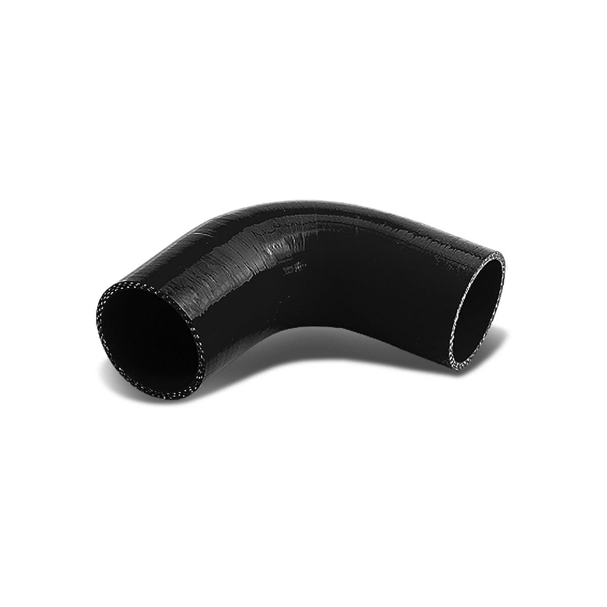 3-Ply Silicone Hose 1.50" with 90 Degree Bend - Black