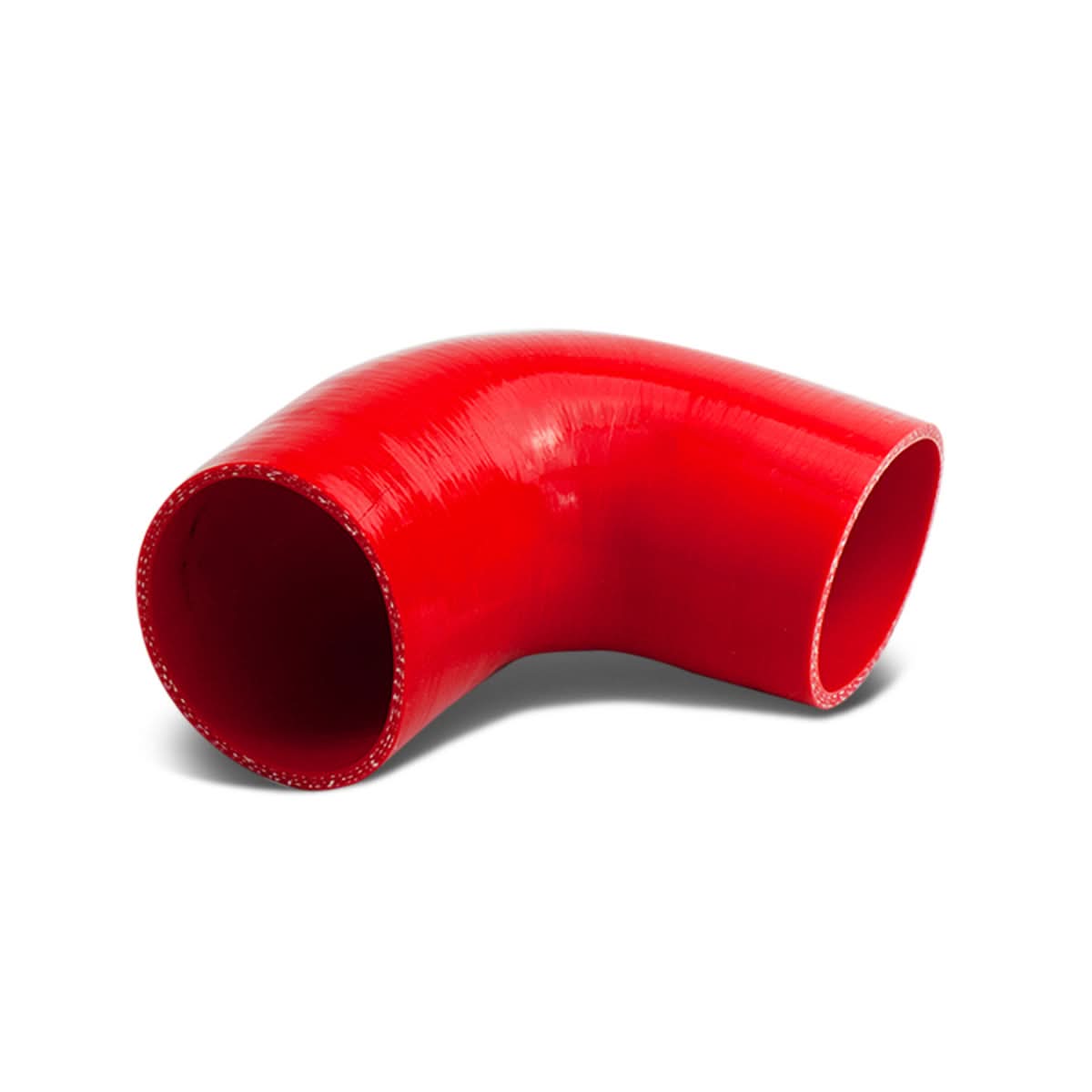 2.00" to 2.50" 90 Degree Silicone Reducer Hose - Red 3-Ply