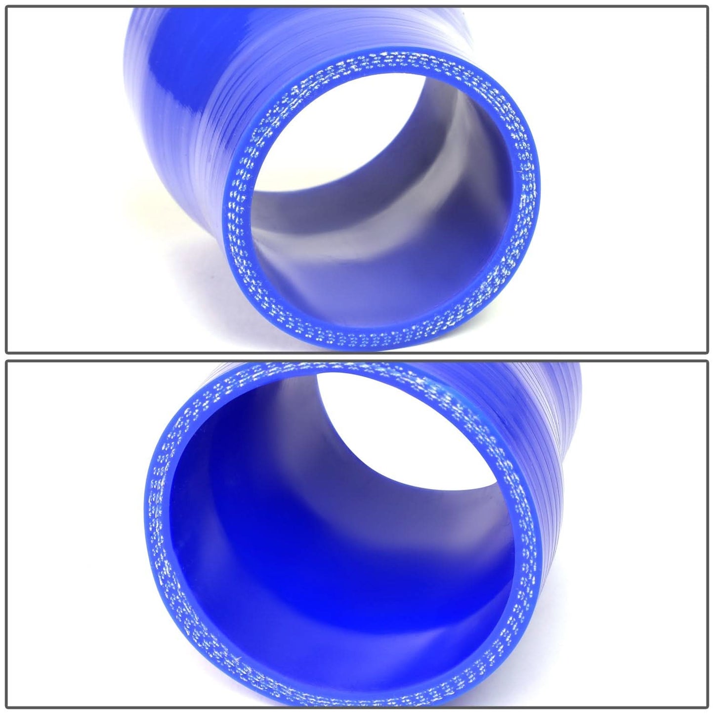 2.50" to 2.75" Silicone Reducer Hose - 3-Ply Blue