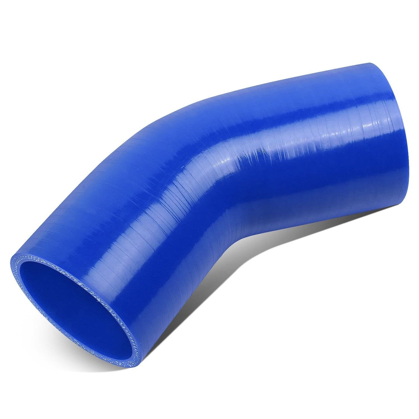 2.50" 45 Degree Silicone Hose 3-Ply Blue