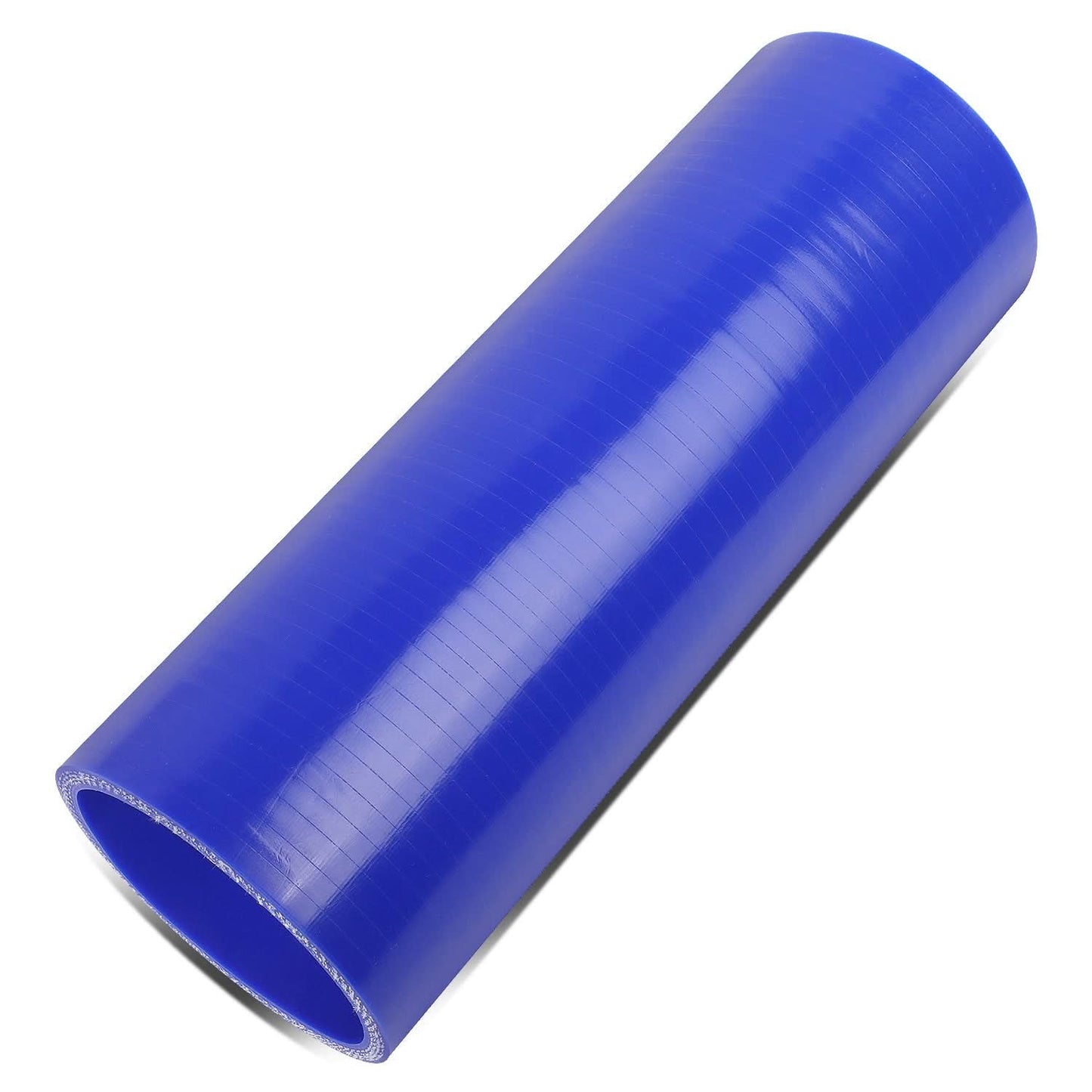 2.50" x 8" Blue Silicone 3-Ply Performance Hose
