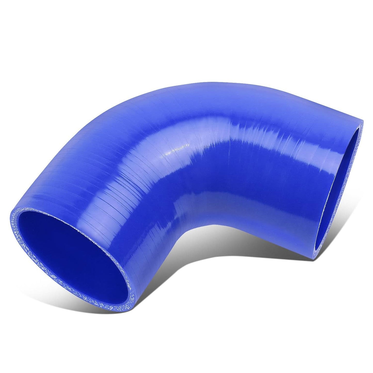 2.50" 90 Degree Silicone Hose - 3-Ply Blue