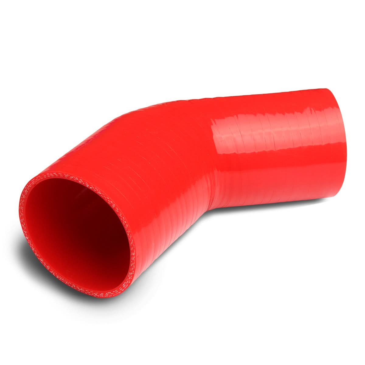 2.75" to 3.00" 45 Degree Silicone Reducer Hose - Red
