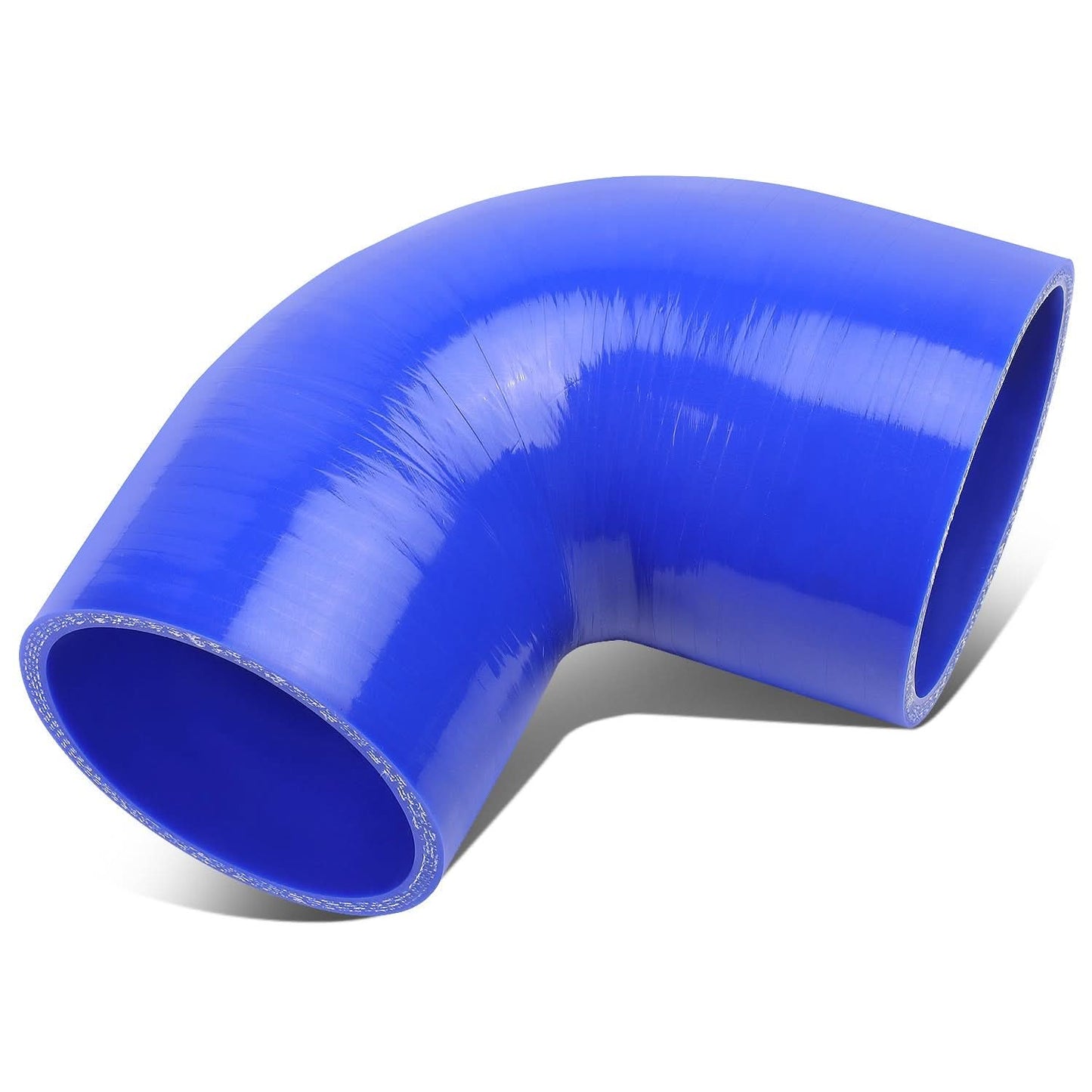 2.75" to 3.00" 90 Degree Silicone Reducer Hose - Blue