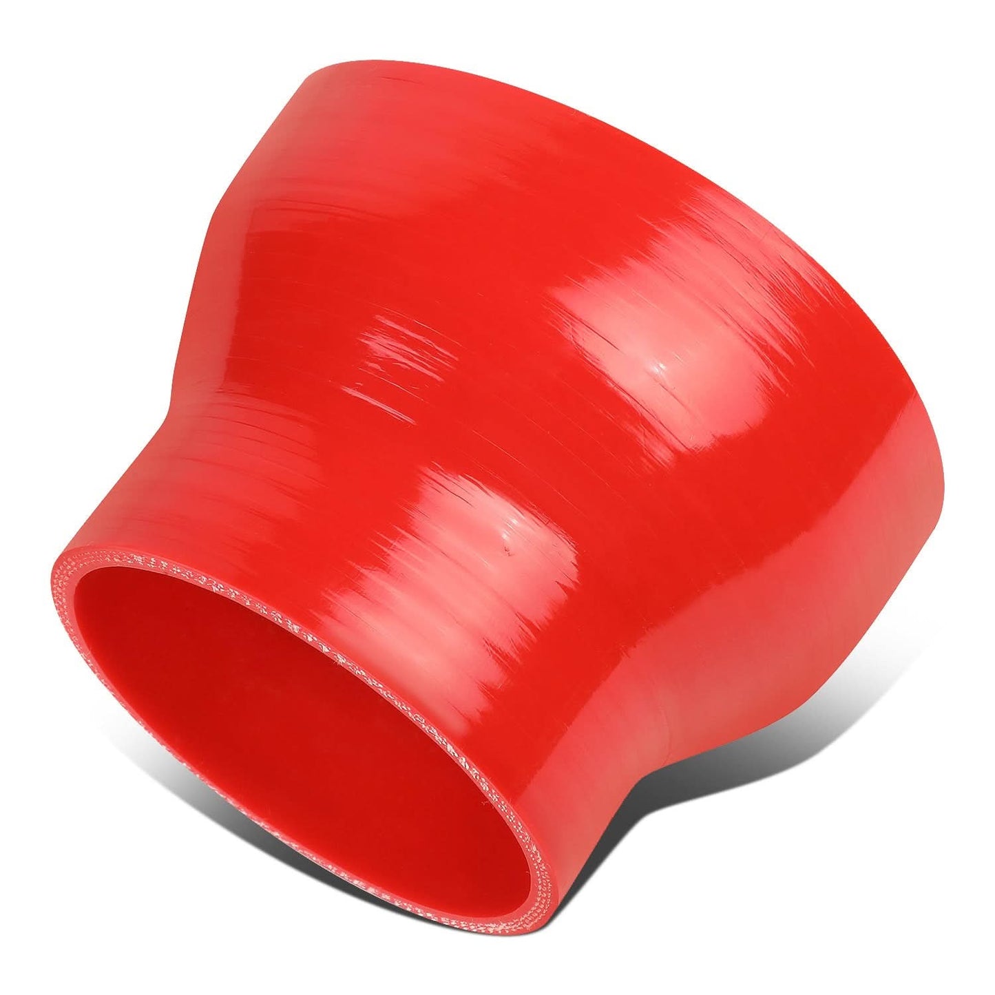 3.00" to 4.00" Silicone Reducer Hose 3-Ply Red