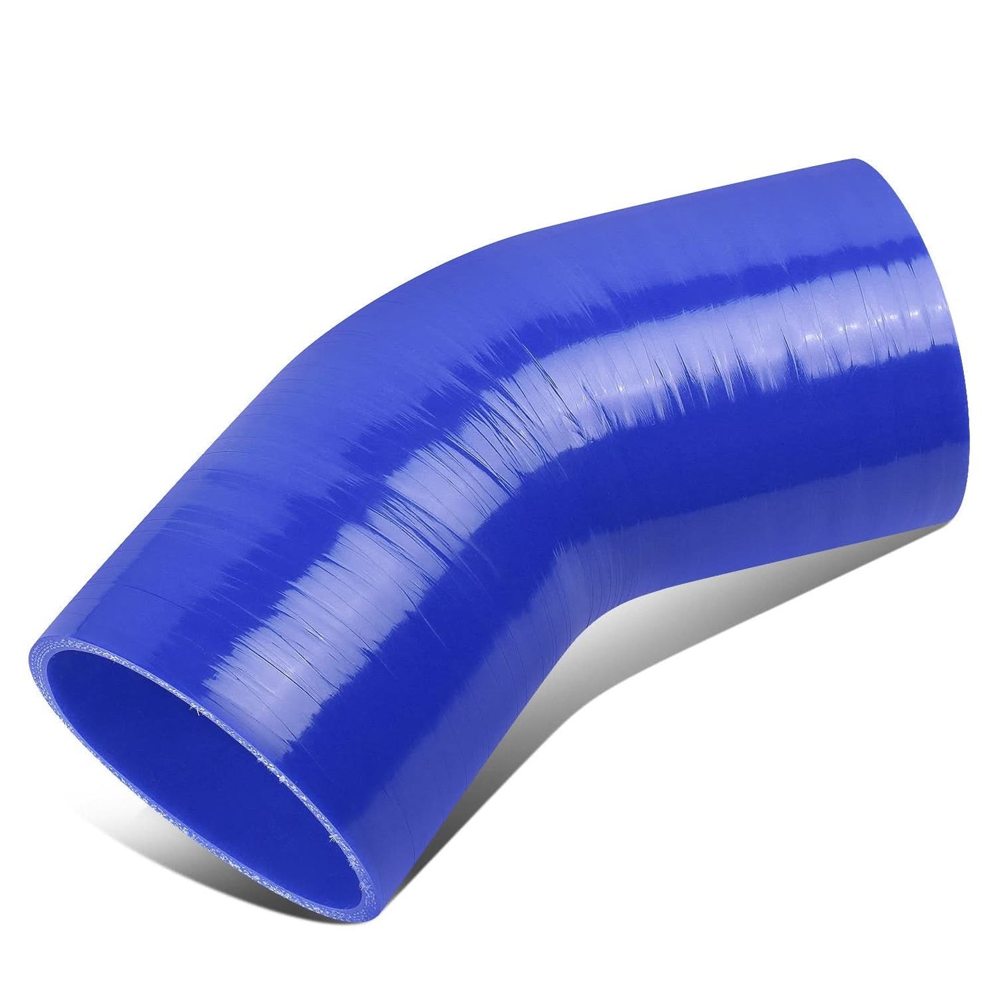 3.00" 45 Degree Silicone Hose 3-Ply Blue