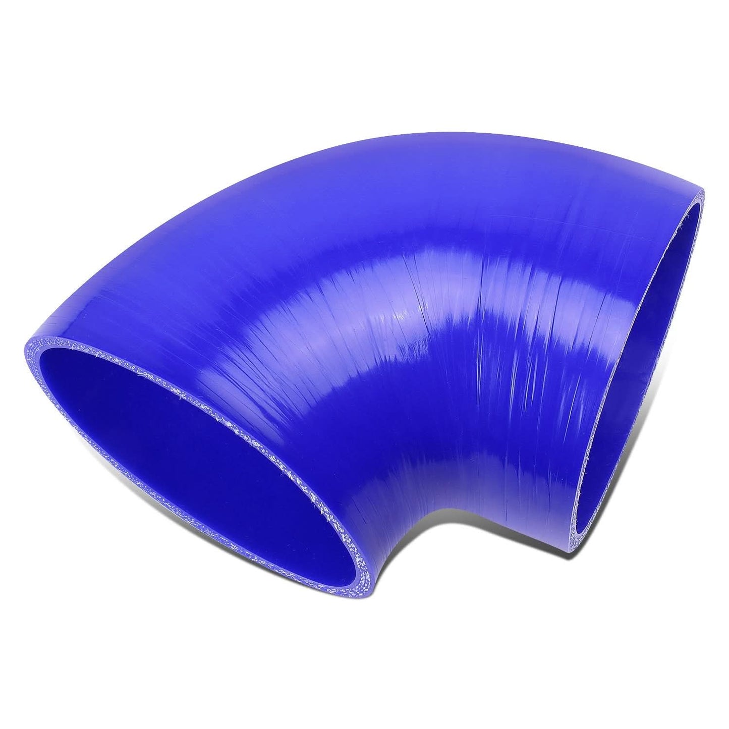 4.00" 90 Degree Silicone Hose - 3-Ply Blue