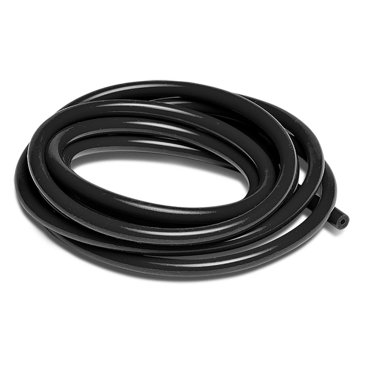 3mm Silicone Hose Black - Sold by the Foot