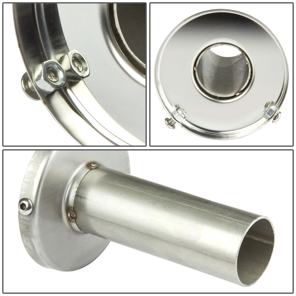 4" Round Burnt Muffler Silencer