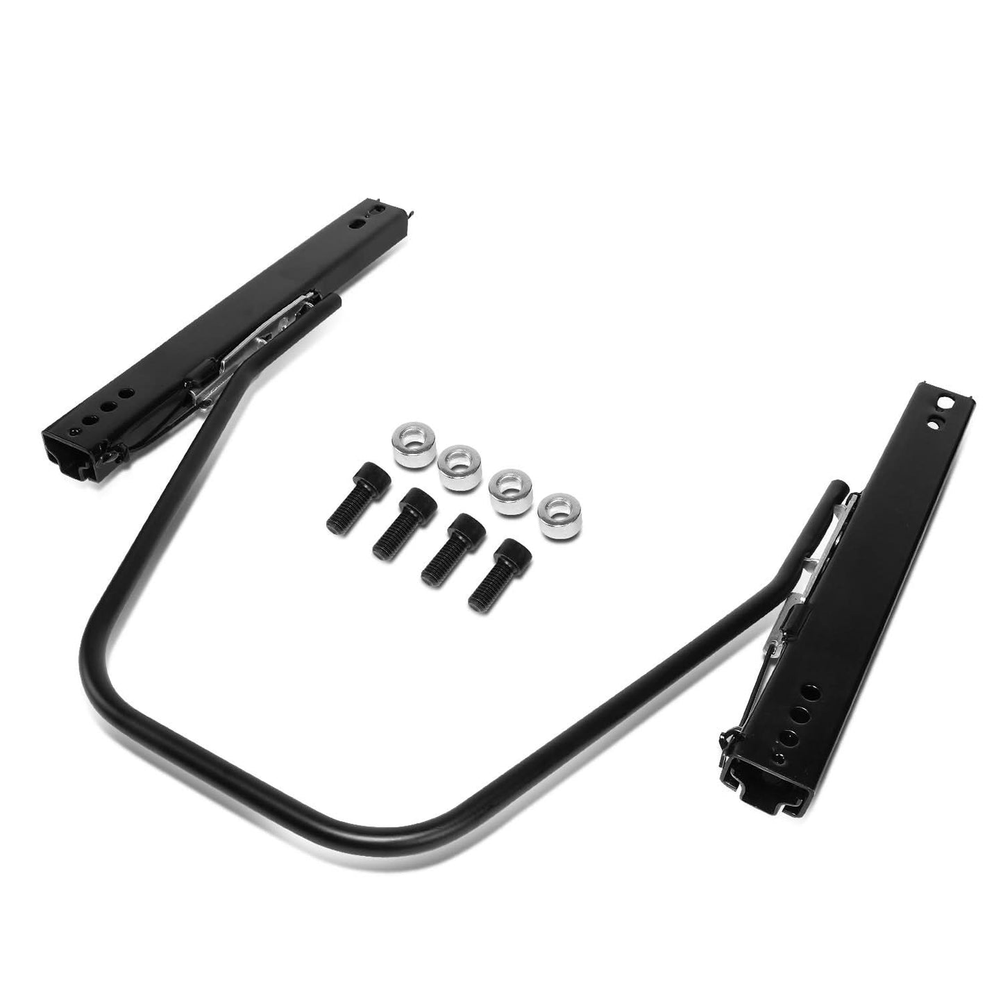 Universal Racing Seat Sliders - Mild Steel Powdercoated Black