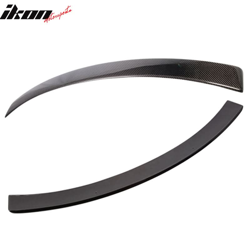 Fits 08-14 C-Class W204 CF OE Roof Wing & D Type Trunk Spoiler