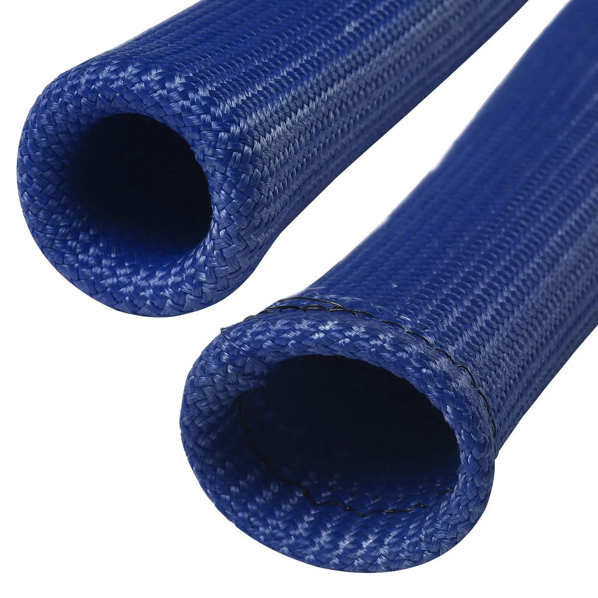 Spark Plug Heat Wrap Blanket - 6" Titanium/Silicone/Lava Rock - Blue