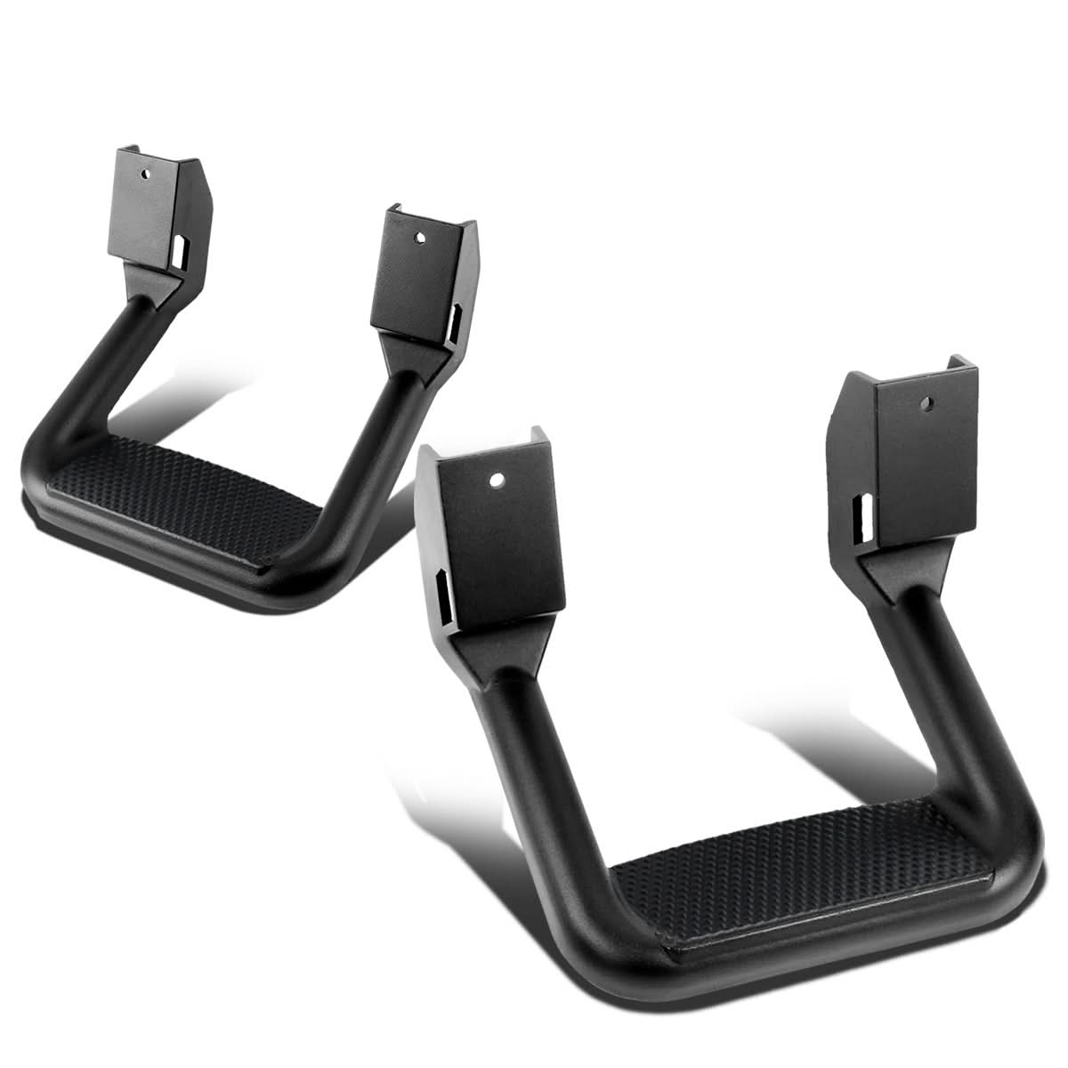 Aluminum Side Steps - 2 Piece Set - Black