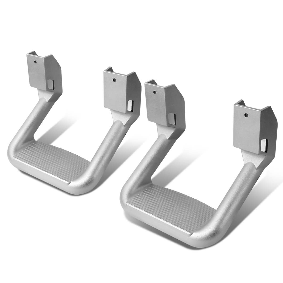 Aluminum Side Steps - 2 Piece Set Silver