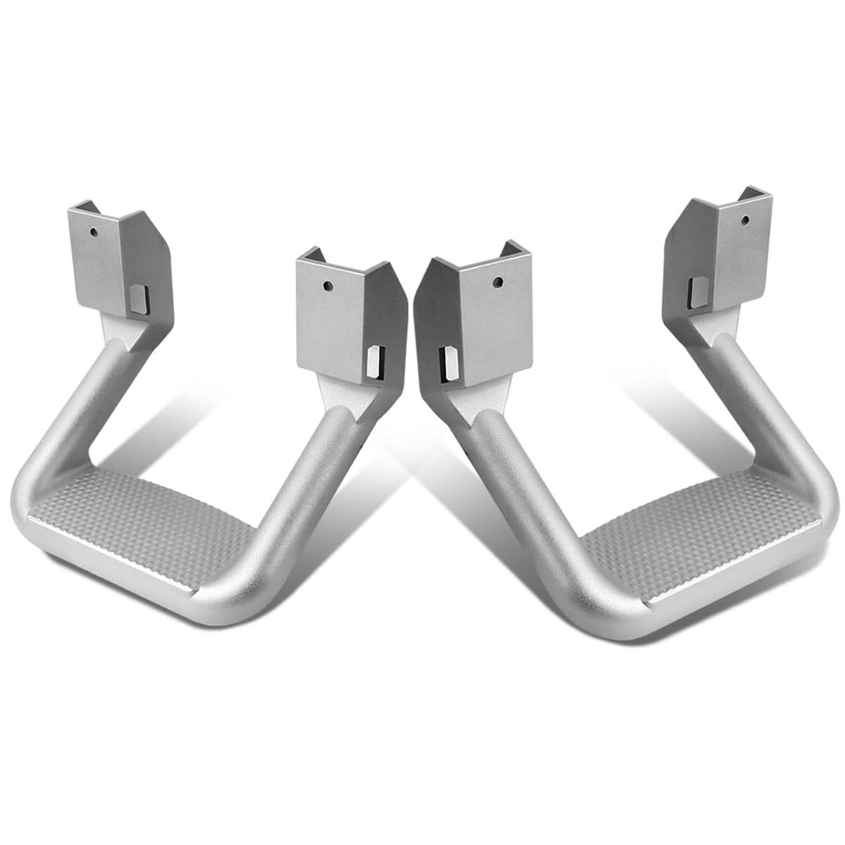 Aluminum Side Steps - 2 Piece Set Silver