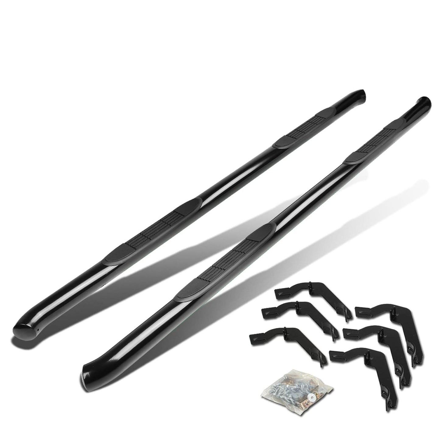 99-16 Chevrolet Silverado / GMC Sierra HD 3" Round Nerf Bars - Black