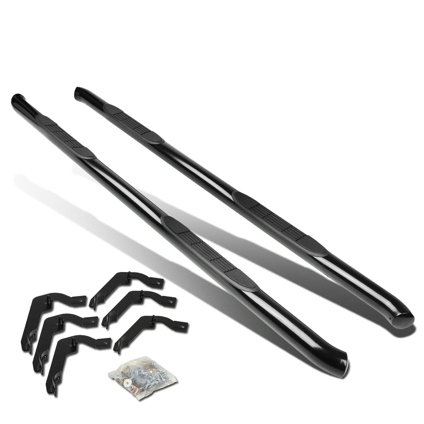 99-16 Chevrolet Silverado / GMC Sierra HD 3" Round Nerf Bars - Black