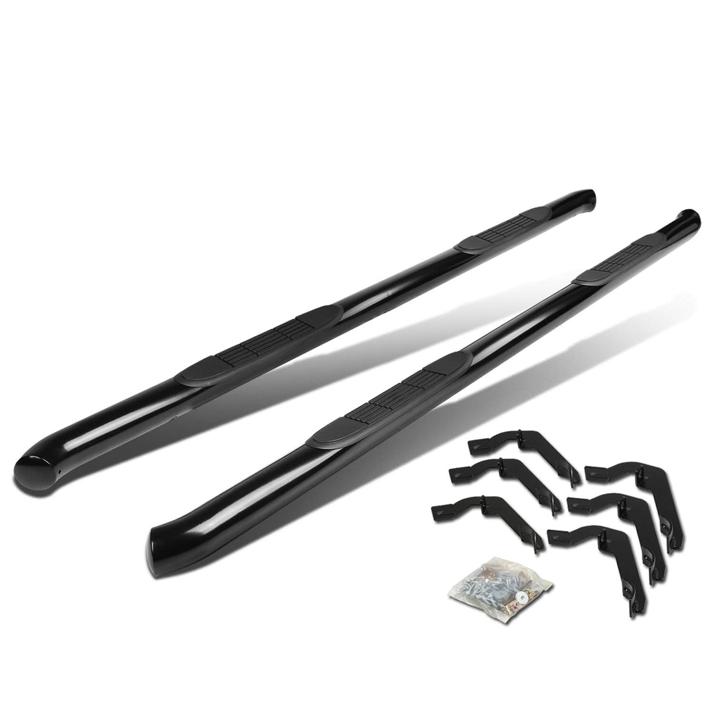 99-16 Chevrolet Silverado / GMC Sierra HD 3" Round Nerf Bars - Black