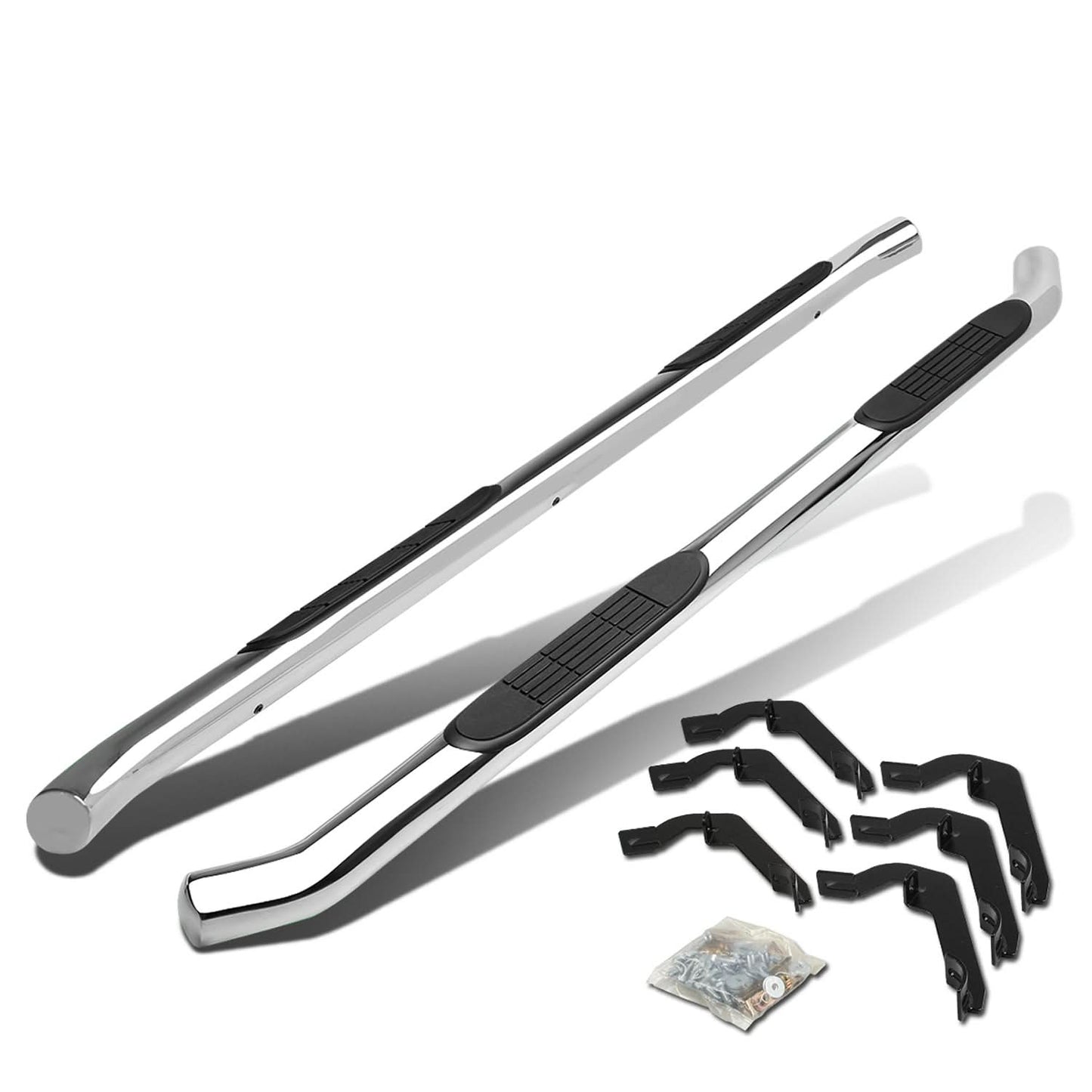 2007-2016 Chevrolet Silverado HD 3" Round Nerf Bars Extended Cab
