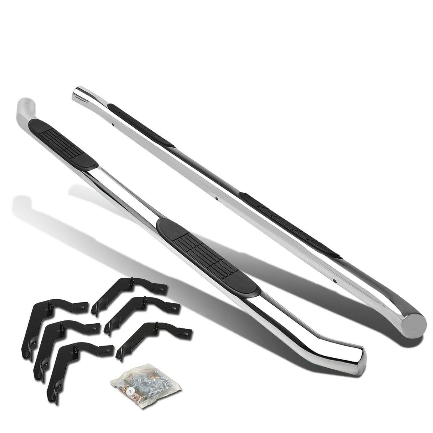 2007-2016 Chevrolet Silverado HD 3" Round Nerf Bars Extended Cab