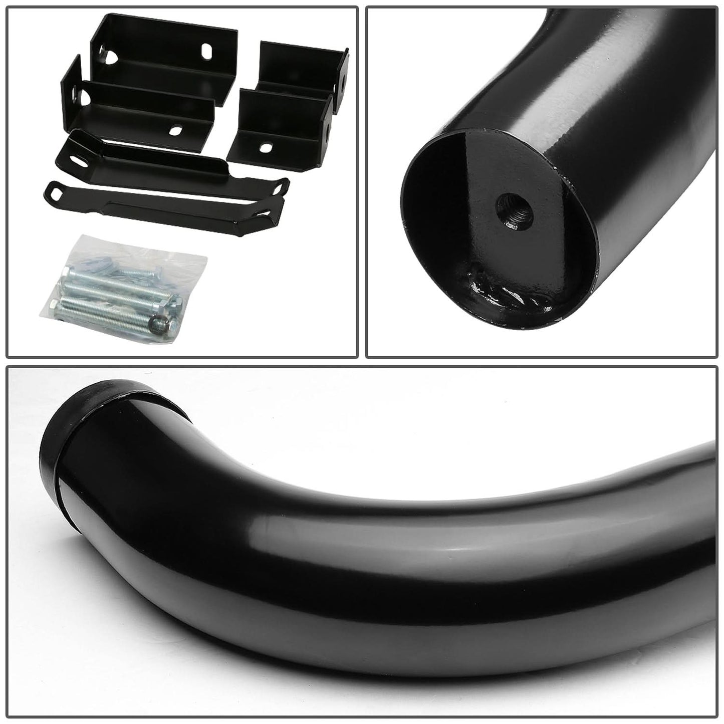 00-13 Chevrolet Yukon XL/Suburban/Avalanche 3" Round Nerf Bars - Black