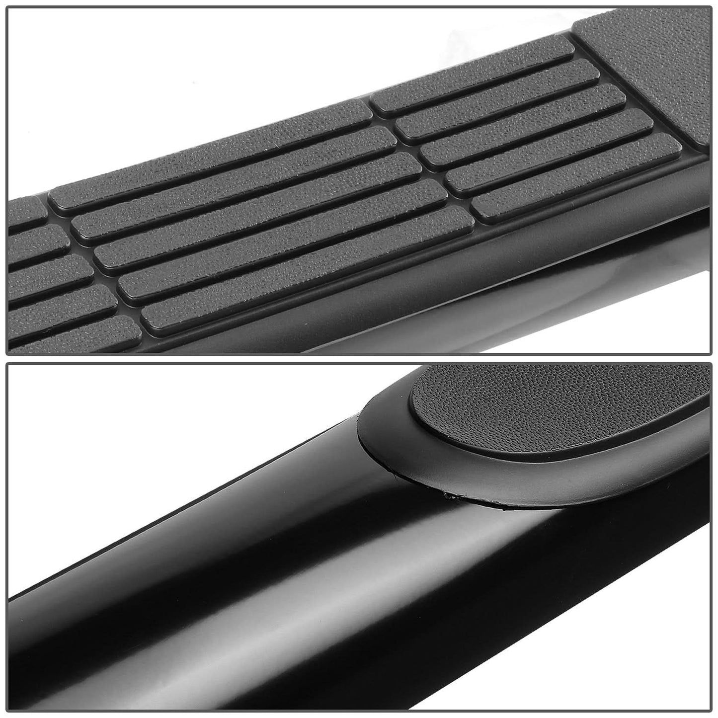 2009-2015 Dodge Ram 1500 2500 3500 3" Round Nerf Bars Crew Cab Black