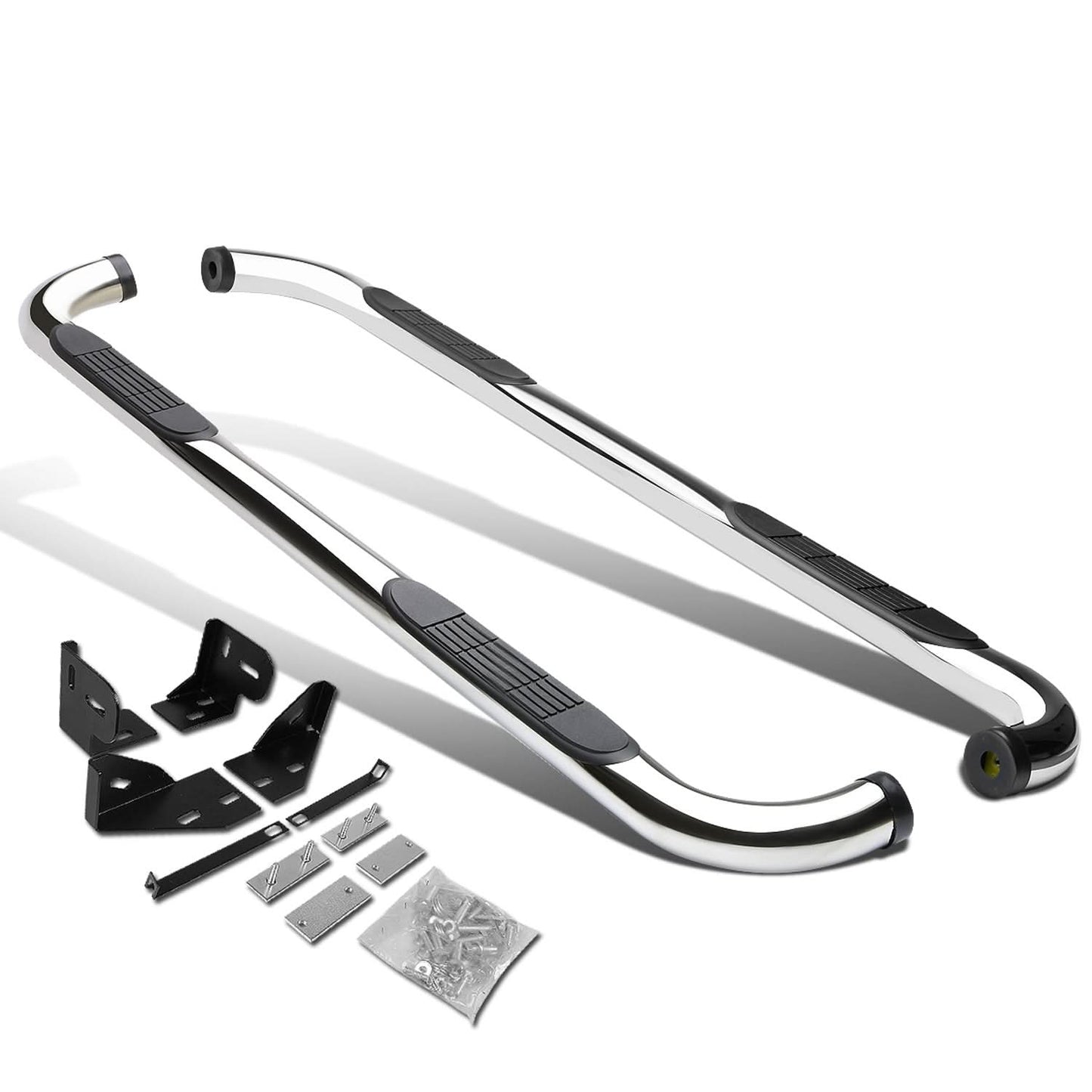 05-10 Jeep Grand Cherokee / Commander 3" Round Nerf Bar Silver