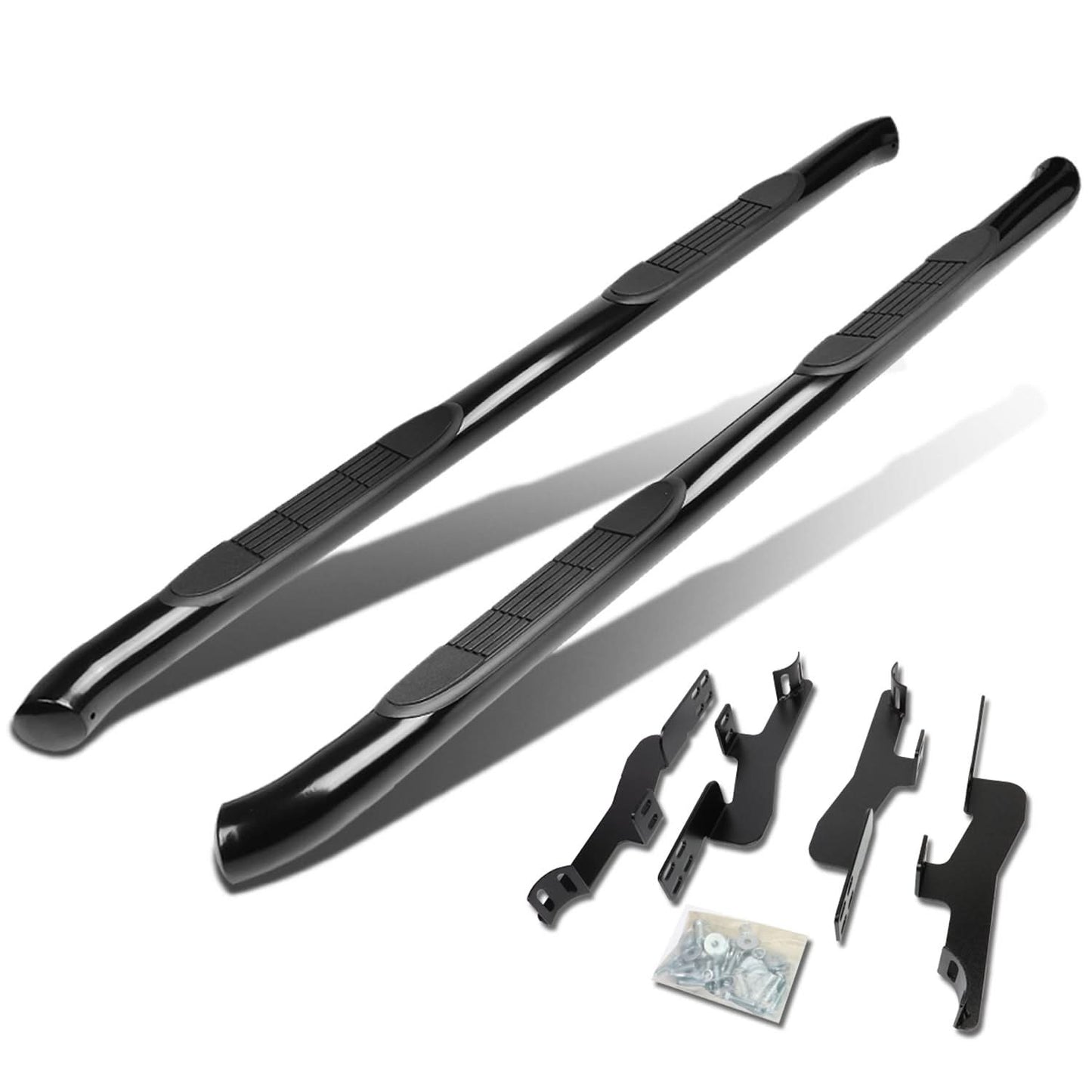 01-06 Acura MDX / 03-08 Honda Pilot 3" Round Nerf Bar Step Bar Black