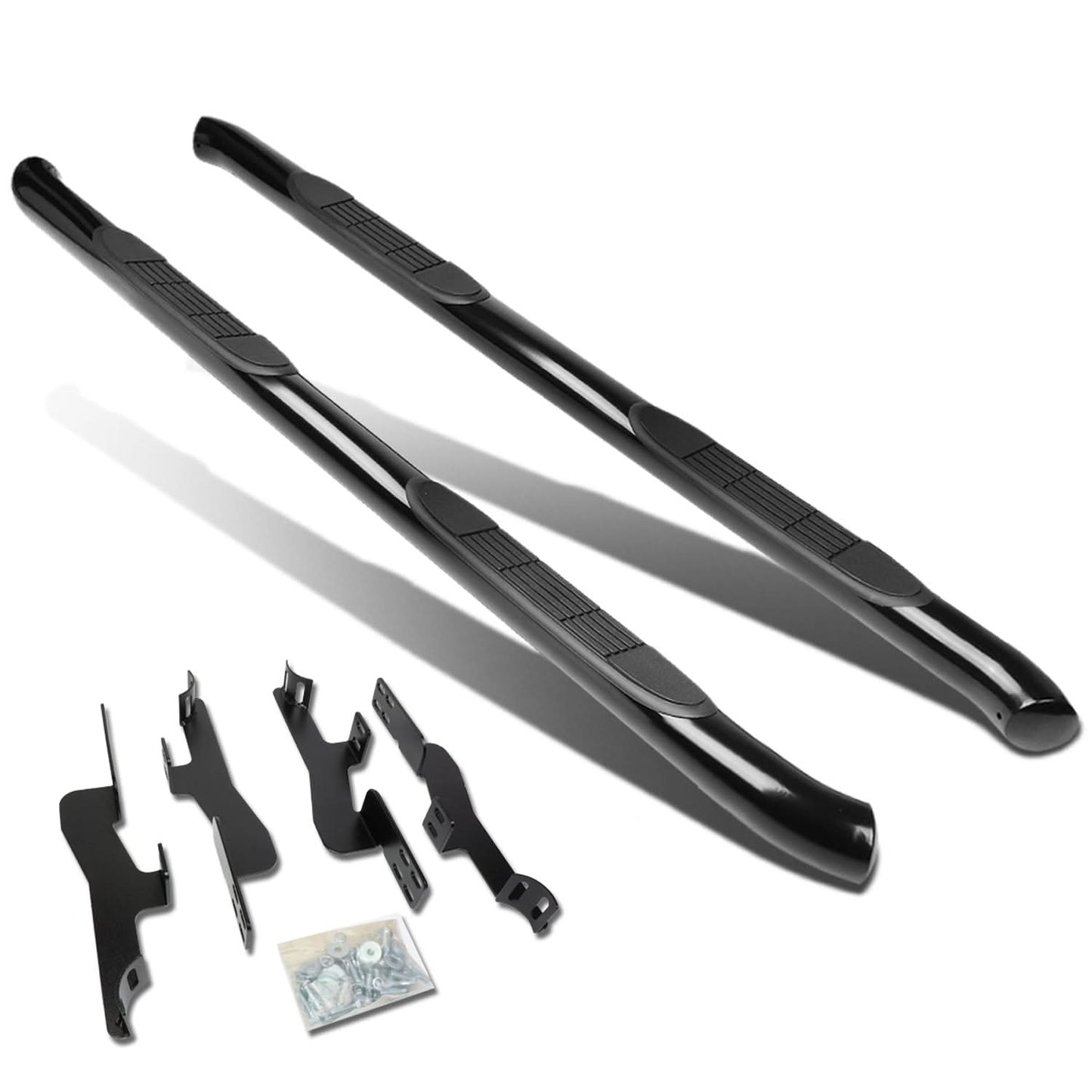 01-06 Acura MDX / 03-08 Honda Pilot 3" Round Nerf Bar Step Bar Black
