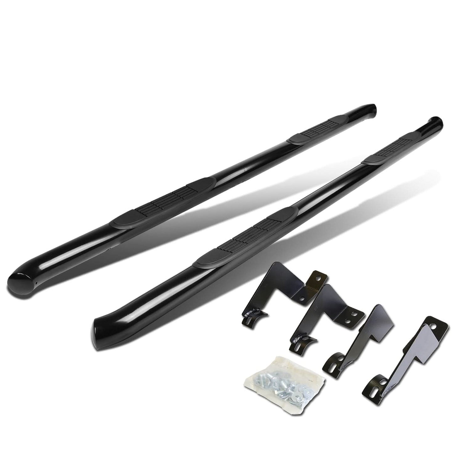 2005-2016 Toyota Tacoma Extended Cab 3" Round Nerf Bars - Black